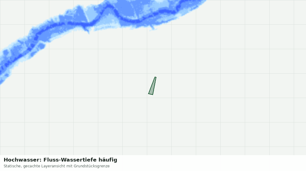 Statische Kartenansicht: Hochwasser: Fluss-Wassertiefe häufig