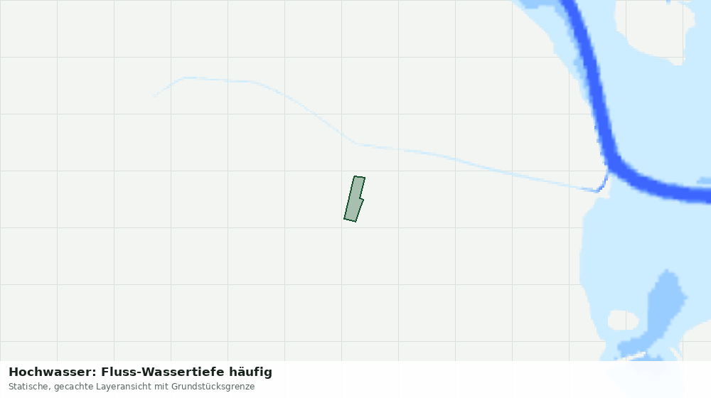 Statische Kartenansicht: Hochwasser: Fluss-Wassertiefe häufig