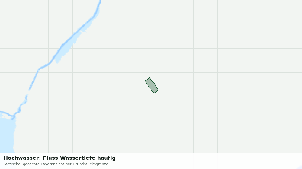 Statische Kartenansicht: Hochwasser: Fluss-Wassertiefe häufig