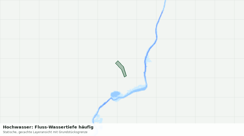 Statische Kartenansicht: Hochwasser: Fluss-Wassertiefe häufig