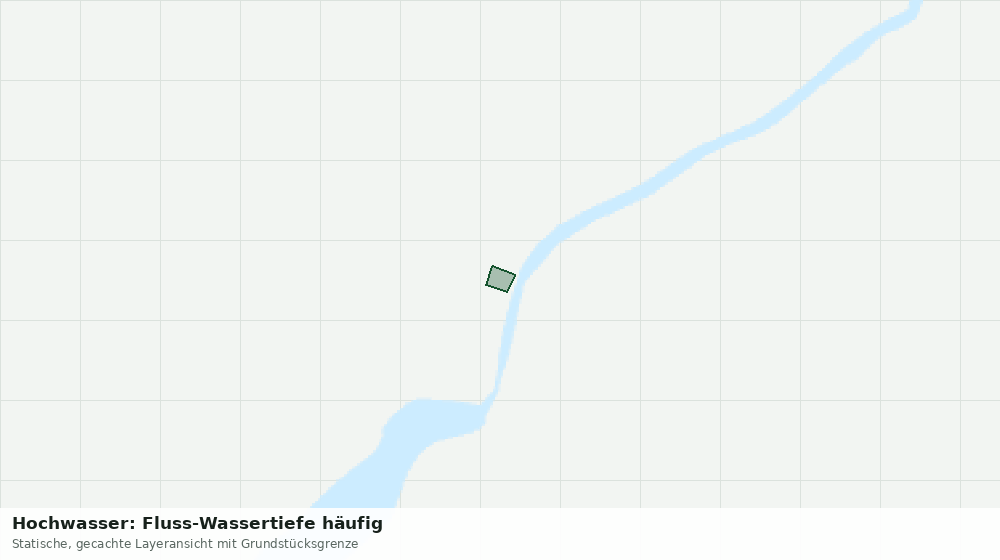 Statische Kartenansicht: Hochwasser: Fluss-Wassertiefe häufig