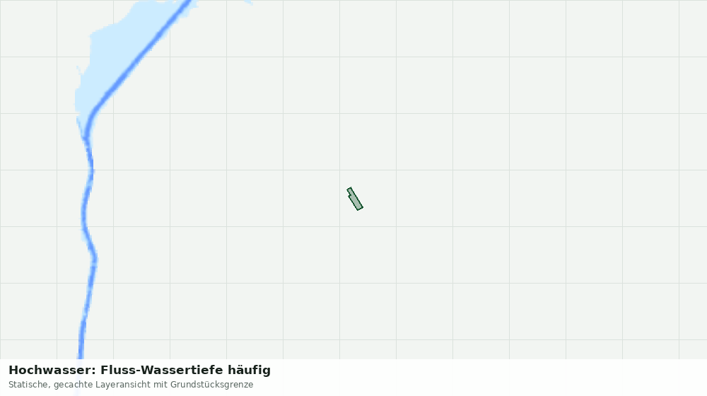 Statische Kartenansicht: Hochwasser: Fluss-Wassertiefe häufig