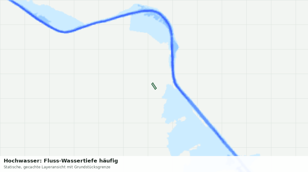 Statische Kartenansicht: Hochwasser: Fluss-Wassertiefe häufig