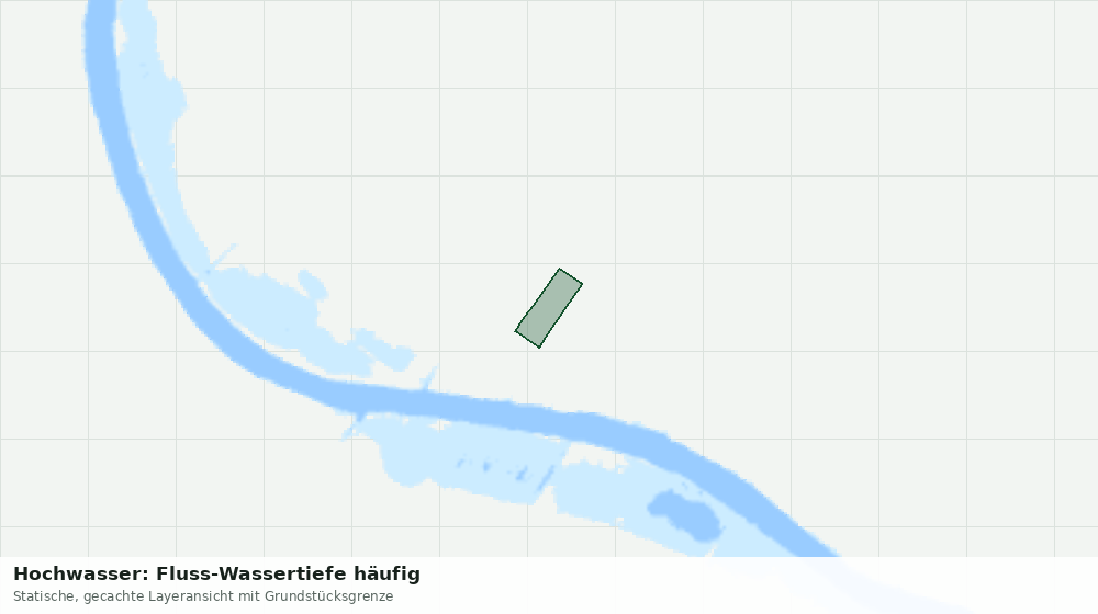 Statische Kartenansicht: Hochwasser: Fluss-Wassertiefe häufig