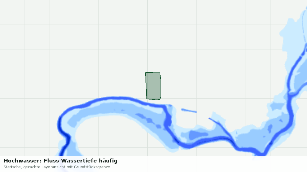 Statische Kartenansicht: Hochwasser: Fluss-Wassertiefe häufig