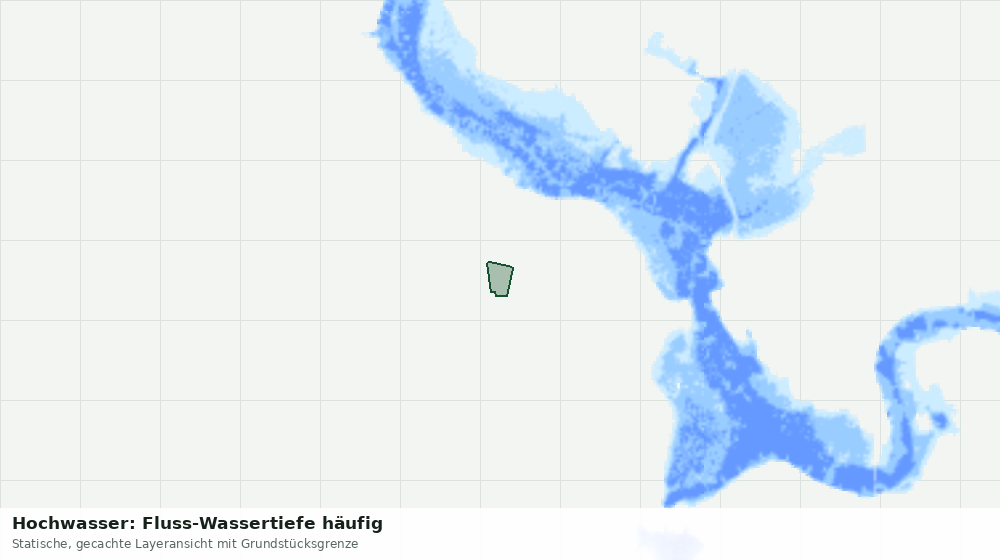 Statische Kartenansicht: Hochwasser: Fluss-Wassertiefe häufig