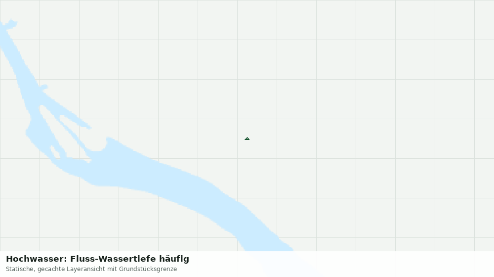 Statische Kartenansicht: Hochwasser: Fluss-Wassertiefe häufig