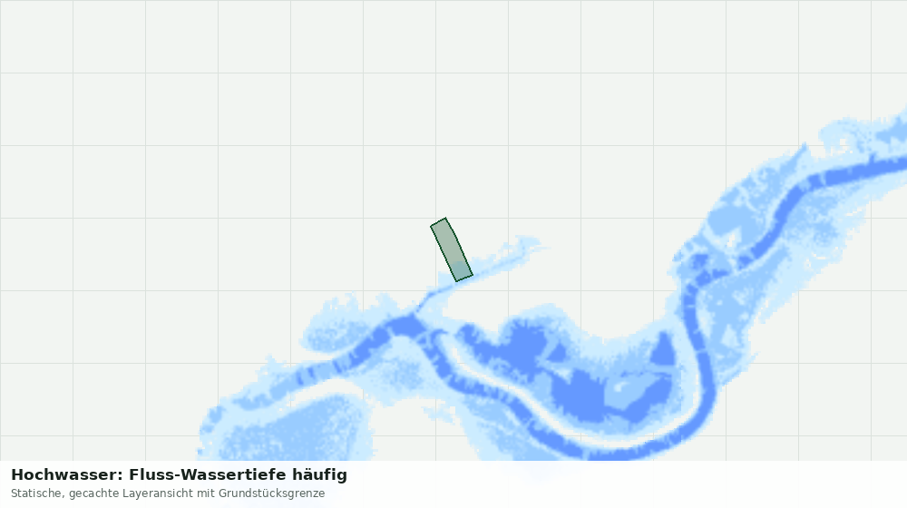 Statische Kartenansicht: Hochwasser: Fluss-Wassertiefe häufig