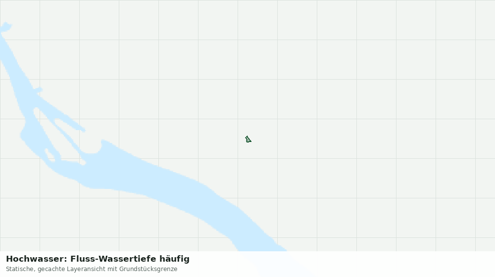 Statische Kartenansicht: Hochwasser: Fluss-Wassertiefe häufig