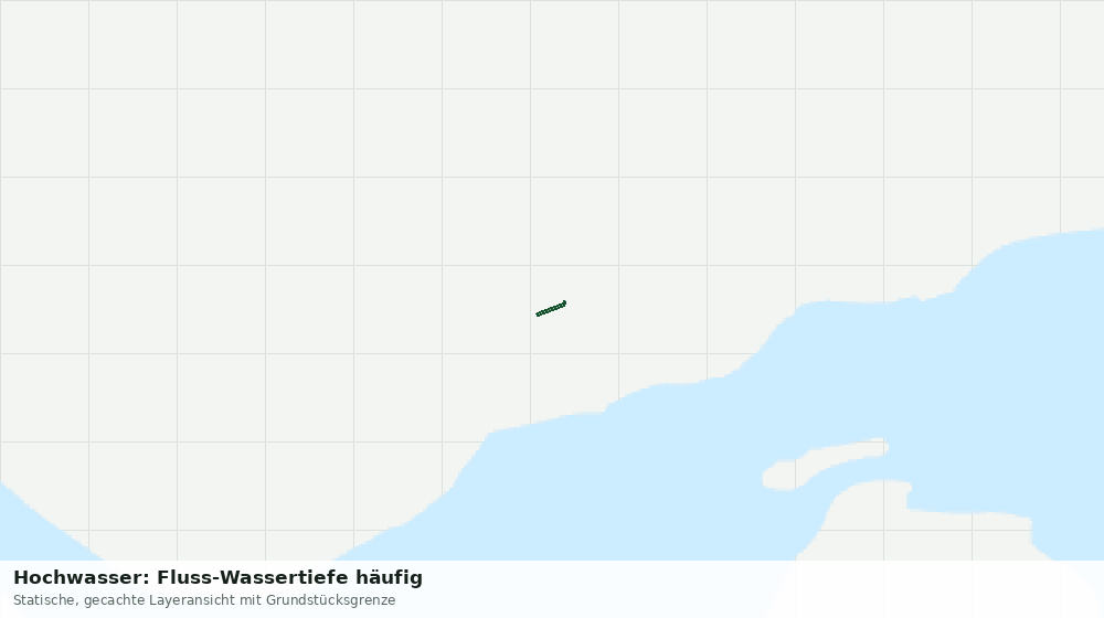 Statische Kartenansicht: Hochwasser: Fluss-Wassertiefe häufig