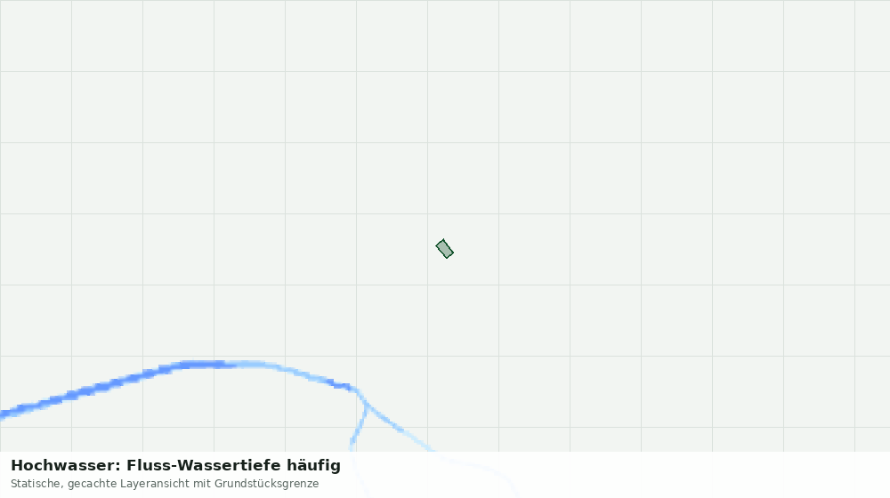Statische Kartenansicht: Hochwasser: Fluss-Wassertiefe häufig