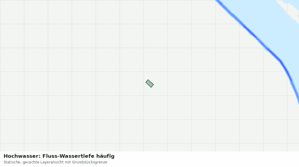 Statische Kartenansicht: Hochwasser: Fluss-Wassertiefe häufig