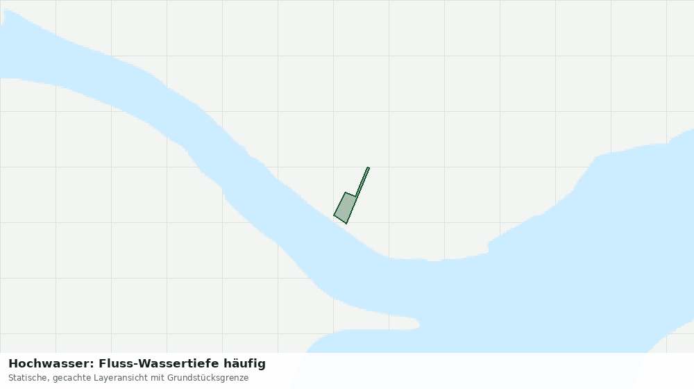 Statische Kartenansicht: Hochwasser: Fluss-Wassertiefe häufig
