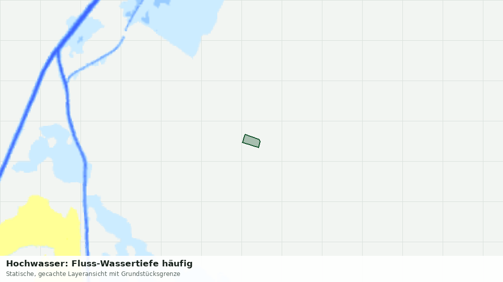 Statische Kartenansicht: Hochwasser: Fluss-Wassertiefe häufig
