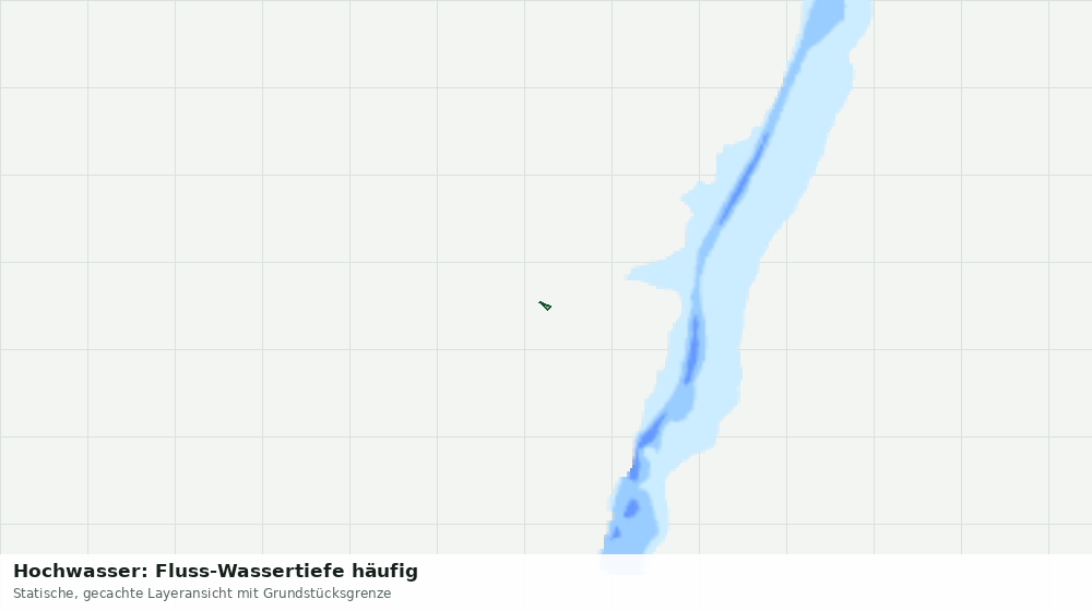 Statische Kartenansicht: Hochwasser: Fluss-Wassertiefe häufig