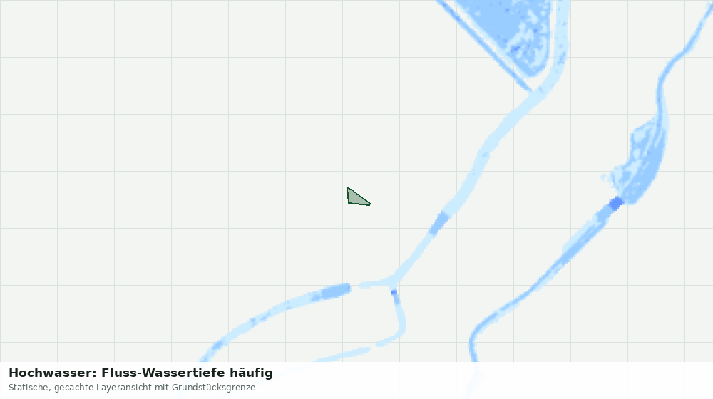 Statische Kartenansicht: Hochwasser: Fluss-Wassertiefe häufig