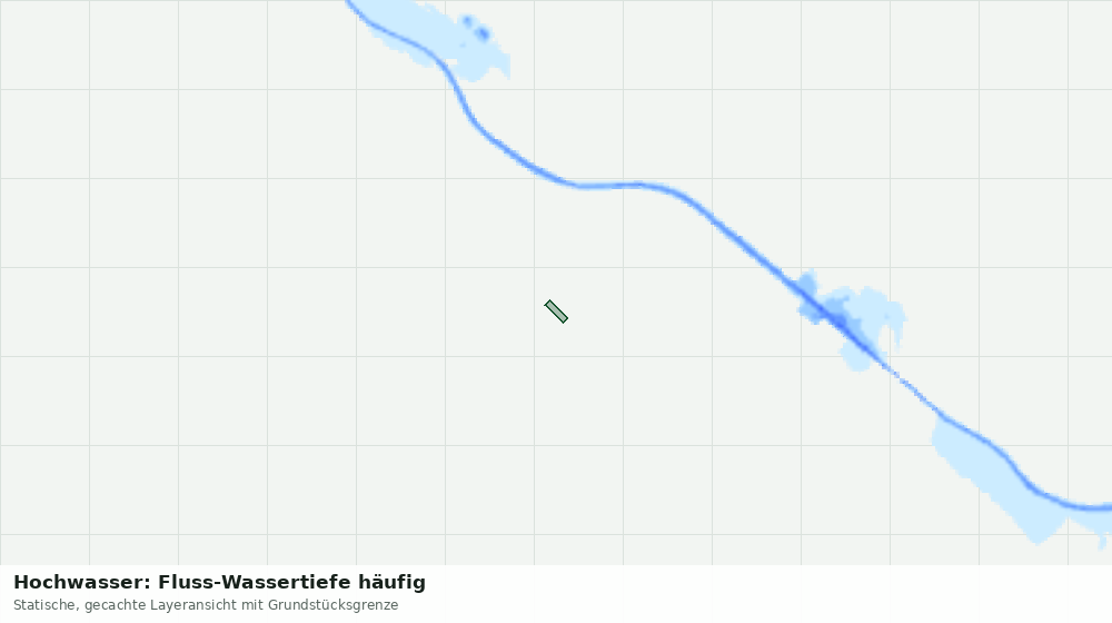 Statische Kartenansicht: Hochwasser: Fluss-Wassertiefe häufig