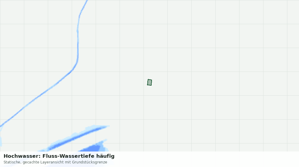Statische Kartenansicht: Hochwasser: Fluss-Wassertiefe häufig