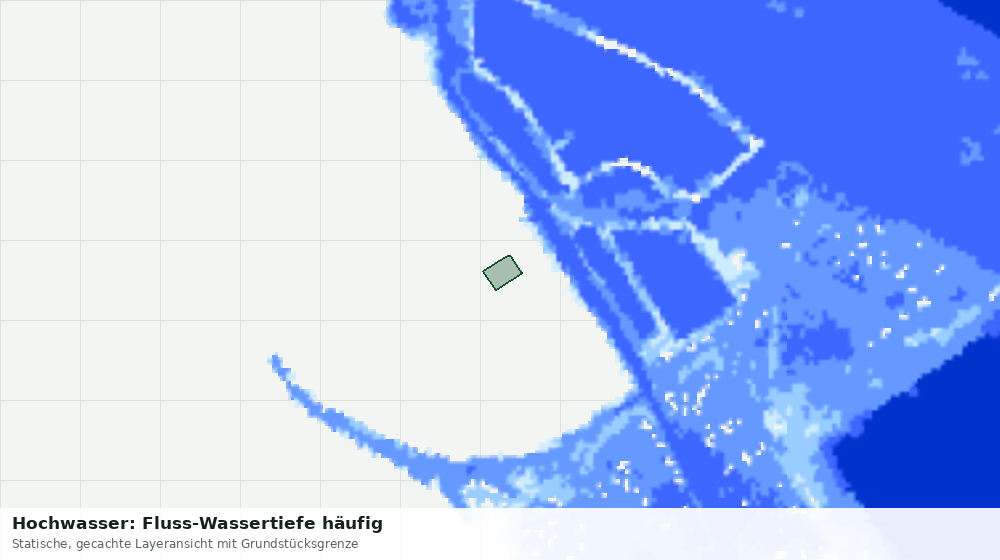 Statische Kartenansicht: Hochwasser: Fluss-Wassertiefe häufig