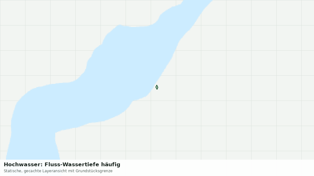 Statische Kartenansicht: Hochwasser: Fluss-Wassertiefe häufig