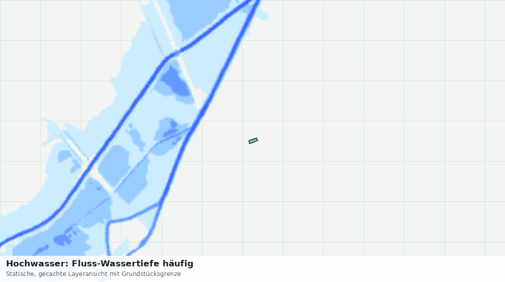 Statische Kartenansicht: Hochwasser: Fluss-Wassertiefe häufig