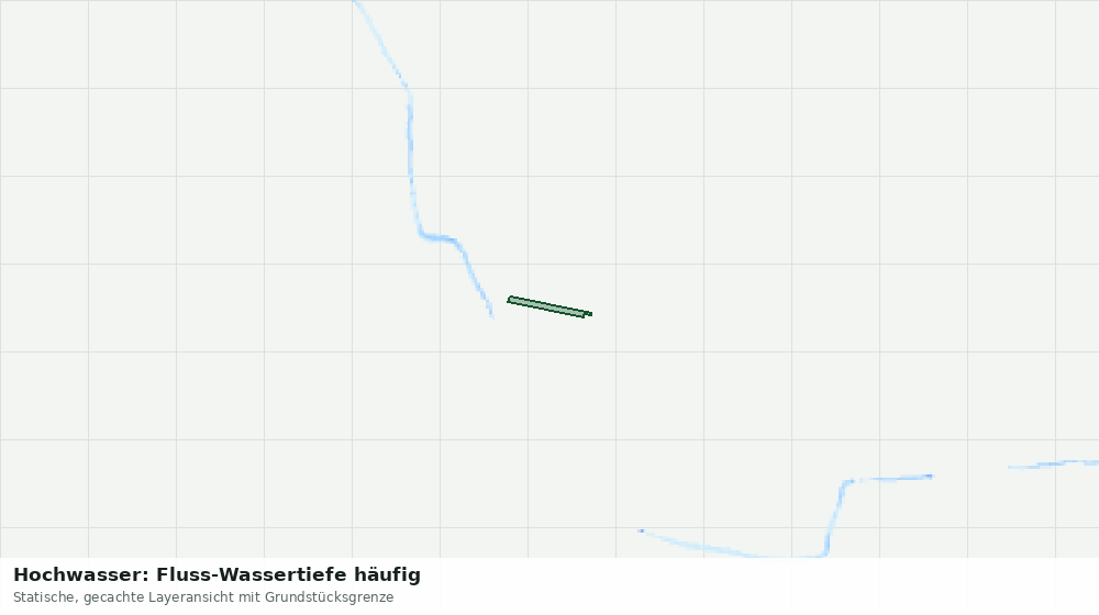 Statische Kartenansicht: Hochwasser: Fluss-Wassertiefe häufig