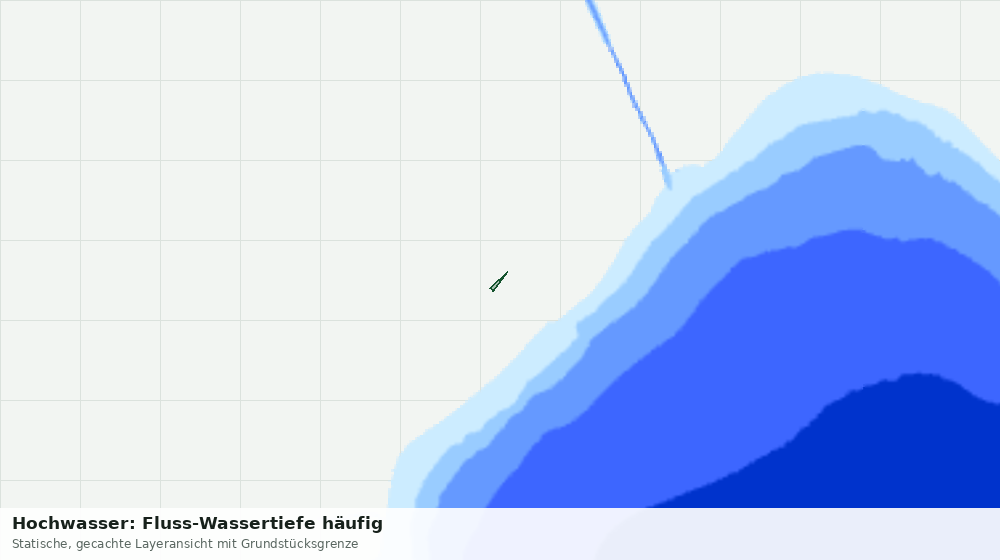 Statische Kartenansicht: Hochwasser: Fluss-Wassertiefe häufig