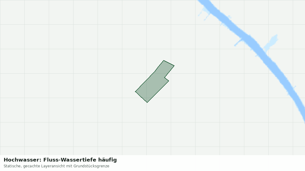 Statische Kartenansicht: Hochwasser: Fluss-Wassertiefe häufig