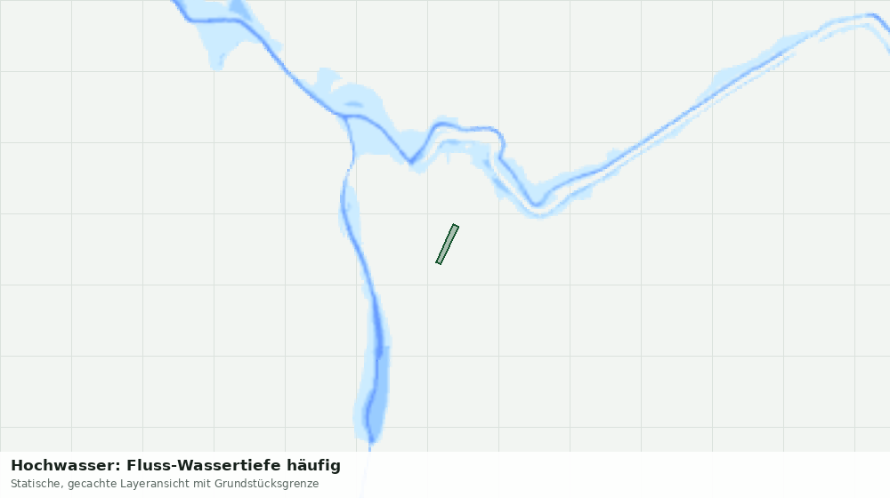 Statische Kartenansicht: Hochwasser: Fluss-Wassertiefe häufig