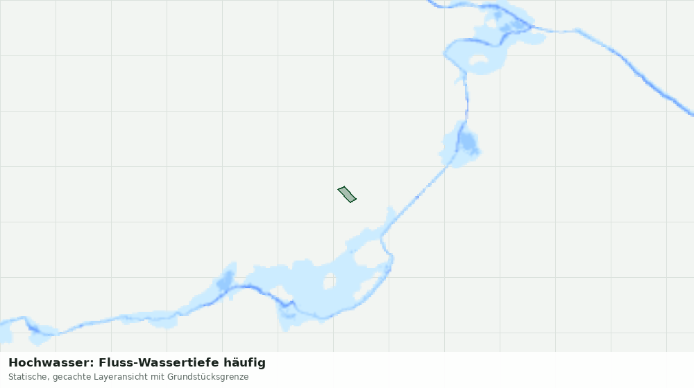 Statische Kartenansicht: Hochwasser: Fluss-Wassertiefe häufig