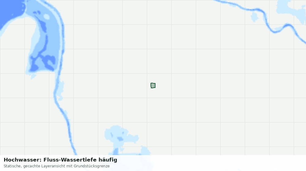 Statische Kartenansicht: Hochwasser: Fluss-Wassertiefe häufig
