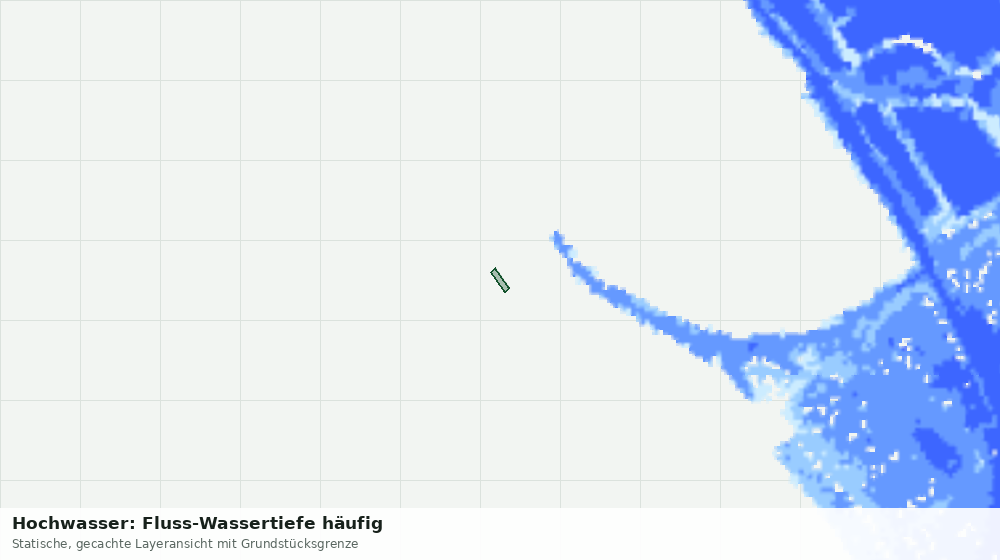 Statische Kartenansicht: Hochwasser: Fluss-Wassertiefe häufig