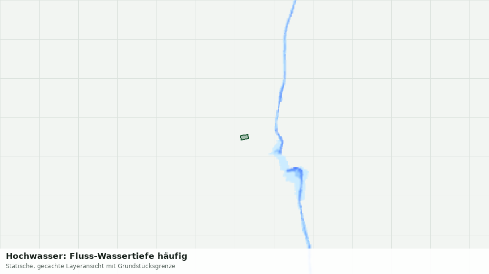 Statische Kartenansicht: Hochwasser: Fluss-Wassertiefe häufig