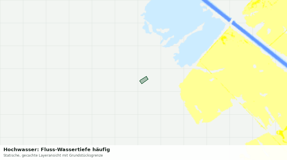 Statische Kartenansicht: Hochwasser: Fluss-Wassertiefe häufig