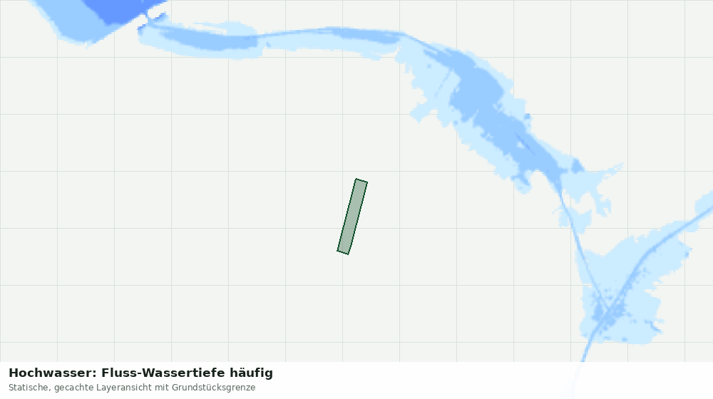 Statische Kartenansicht: Hochwasser: Fluss-Wassertiefe häufig
