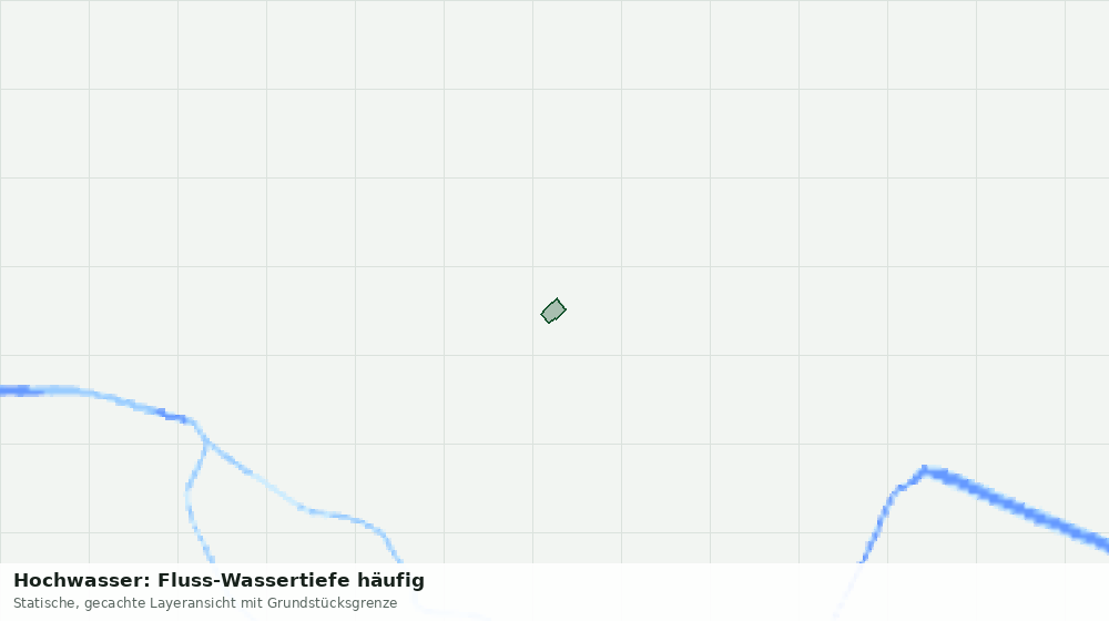 Statische Kartenansicht: Hochwasser: Fluss-Wassertiefe häufig