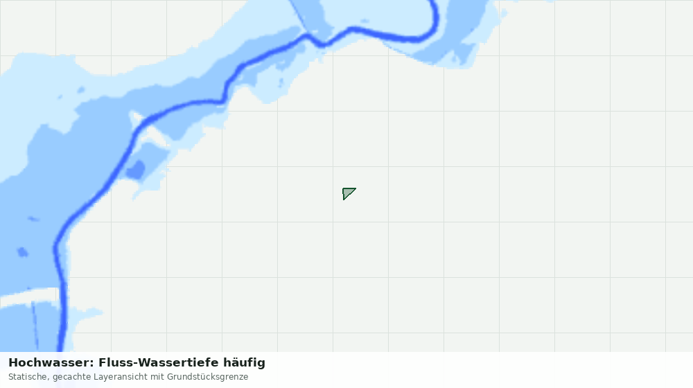 Statische Kartenansicht: Hochwasser: Fluss-Wassertiefe häufig