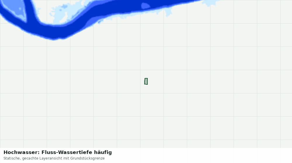 Statische Kartenansicht: Hochwasser: Fluss-Wassertiefe häufig