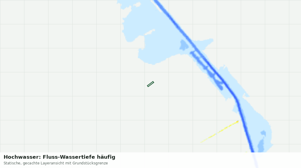 Statische Kartenansicht: Hochwasser: Fluss-Wassertiefe häufig