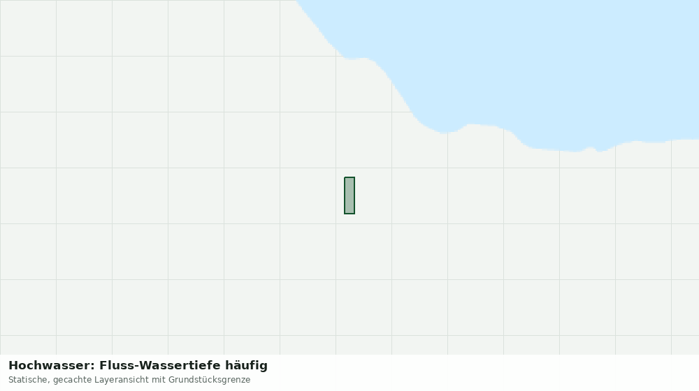 Statische Kartenansicht: Hochwasser: Fluss-Wassertiefe häufig
