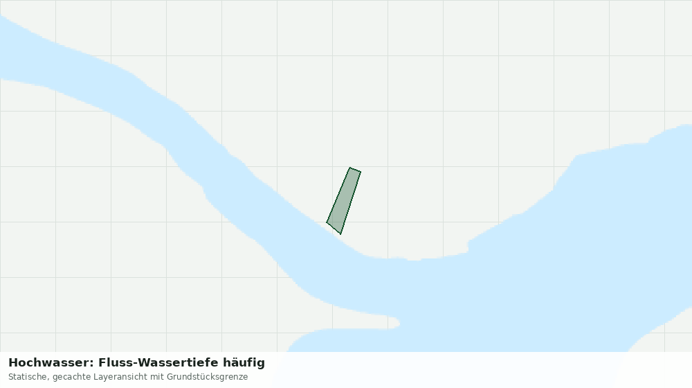 Statische Kartenansicht: Hochwasser: Fluss-Wassertiefe häufig
