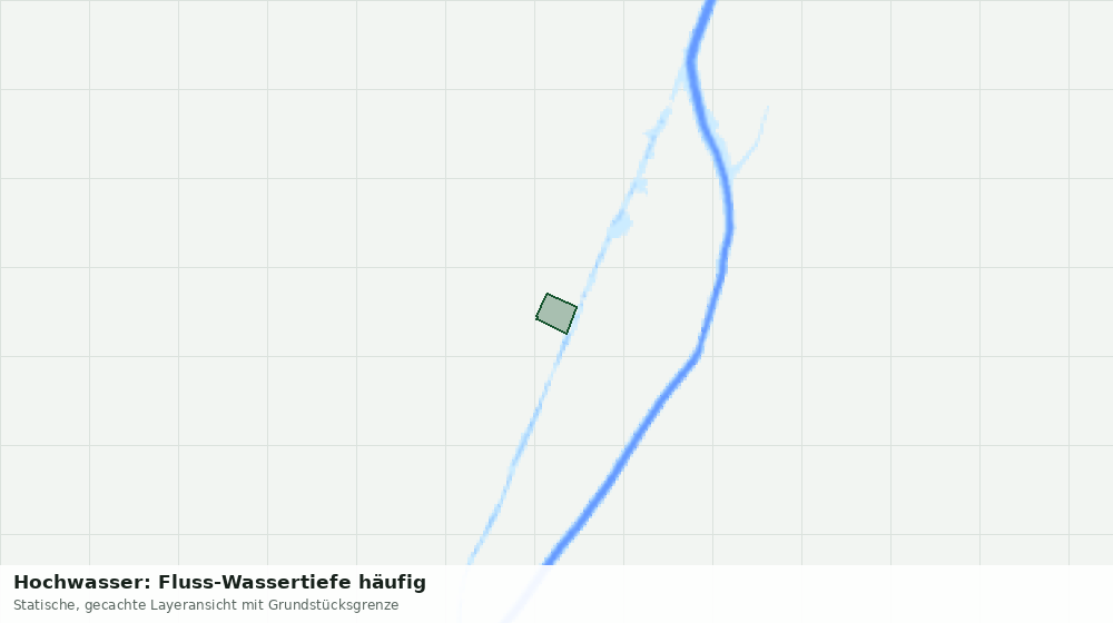 Statische Kartenansicht: Hochwasser: Fluss-Wassertiefe häufig