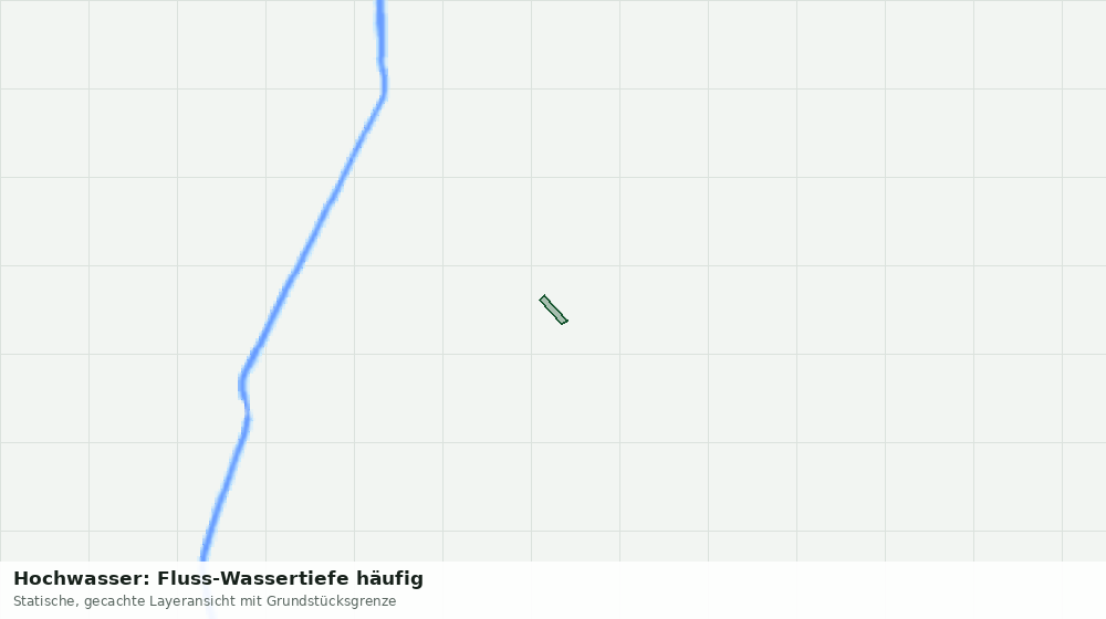Statische Kartenansicht: Hochwasser: Fluss-Wassertiefe häufig