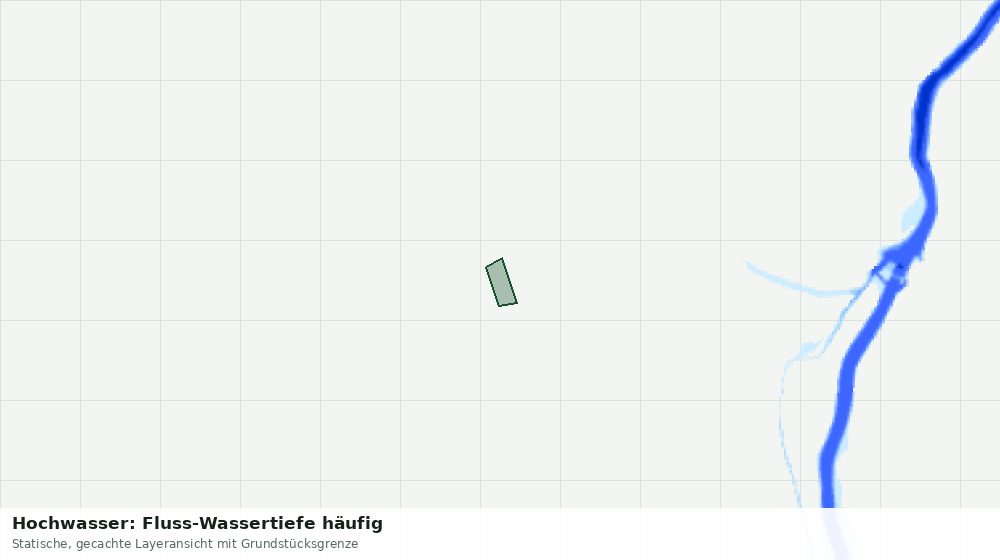 Statische Kartenansicht: Hochwasser: Fluss-Wassertiefe häufig
