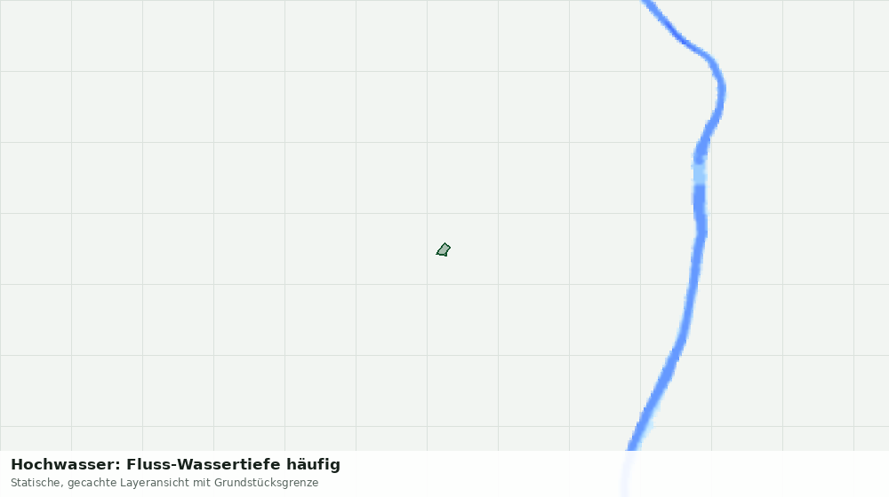 Statische Kartenansicht: Hochwasser: Fluss-Wassertiefe häufig