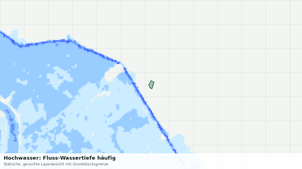 Statische Kartenansicht: Hochwasser: Fluss-Wassertiefe häufig