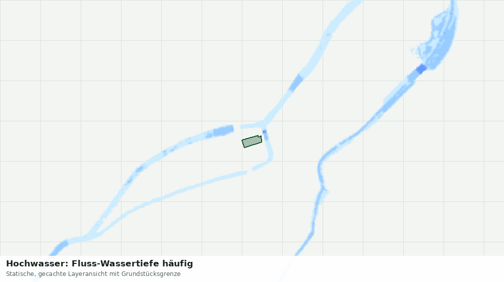 Statische Kartenansicht: Hochwasser: Fluss-Wassertiefe häufig