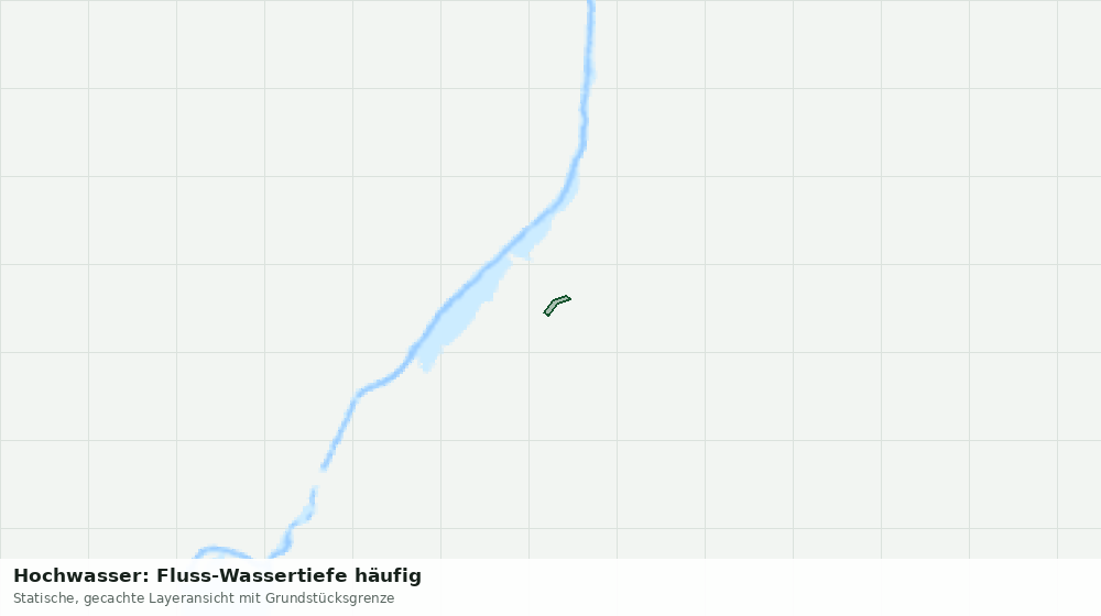 Statische Kartenansicht: Hochwasser: Fluss-Wassertiefe häufig