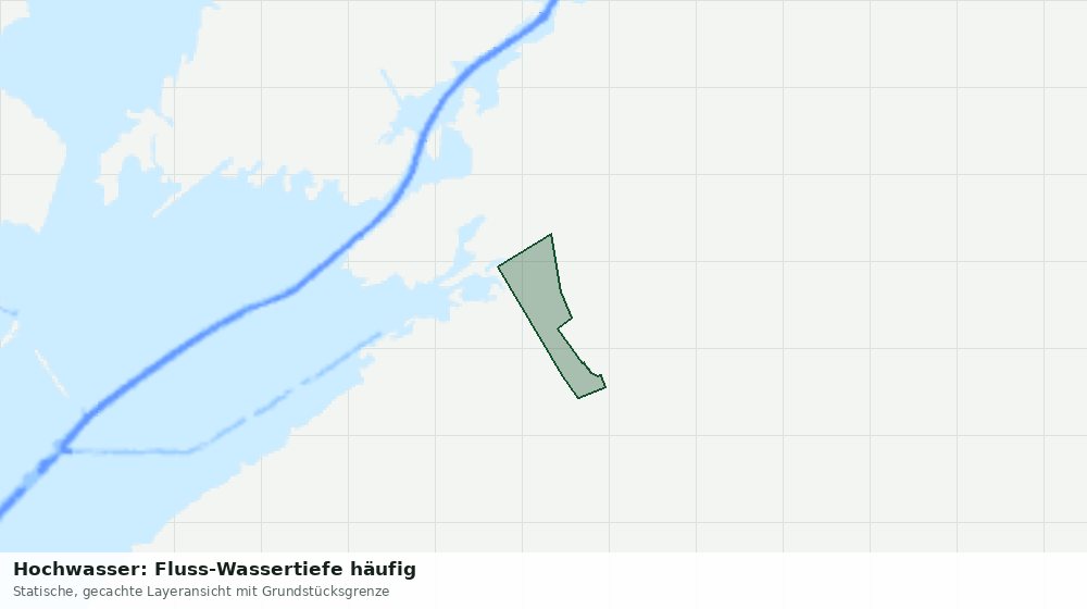 Statische Kartenansicht: Hochwasser: Fluss-Wassertiefe häufig