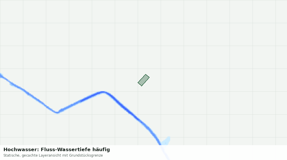 Statische Kartenansicht: Hochwasser: Fluss-Wassertiefe häufig